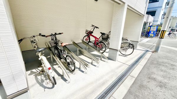 フジパレス中加賀屋Ⅲ番館1階1K 自転車置き場の画像