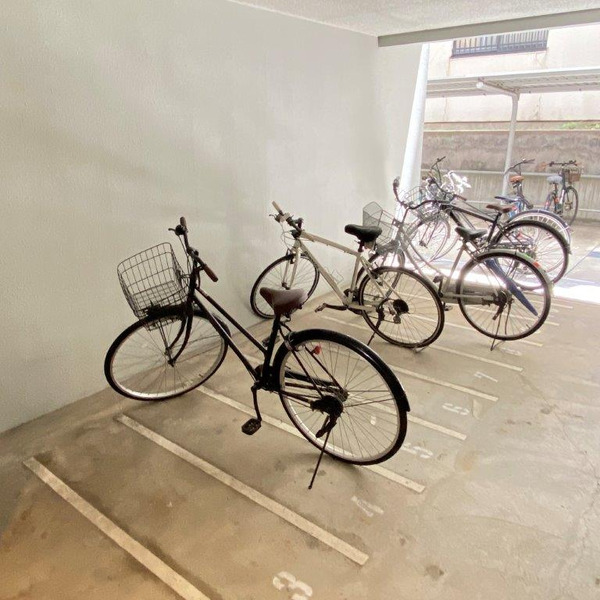 プラチナコート6階1R 自転車置き場の画像