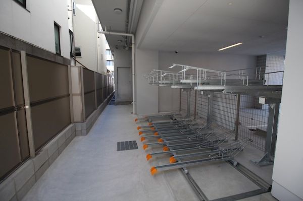 Fujiman北山町2階1K 自転車置き場の画像