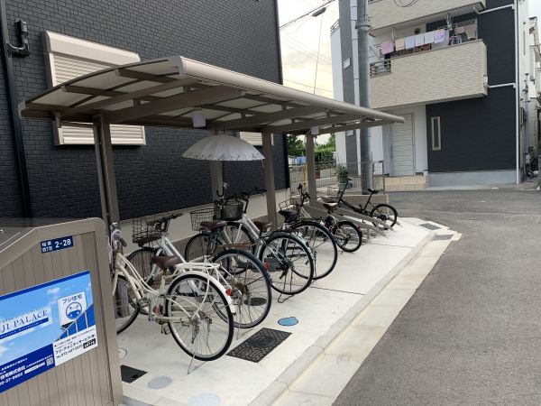 フジパレスさくら3階1LDK 自転車置き場の画像