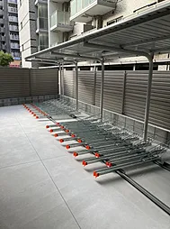 ハピネスガーデン新大阪4階1LDK 自転車置き場の画像