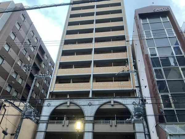 クラウンハイム北心斎橋フラワーコート14階1K 外観の画像