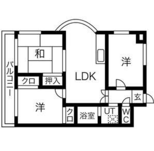 3DKの間取り画像