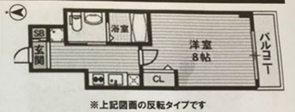 1Kの間取り画像