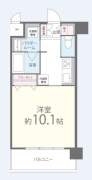 1Kの間取り画像