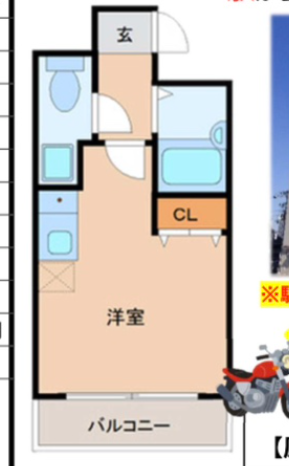 1Rの間取り画像