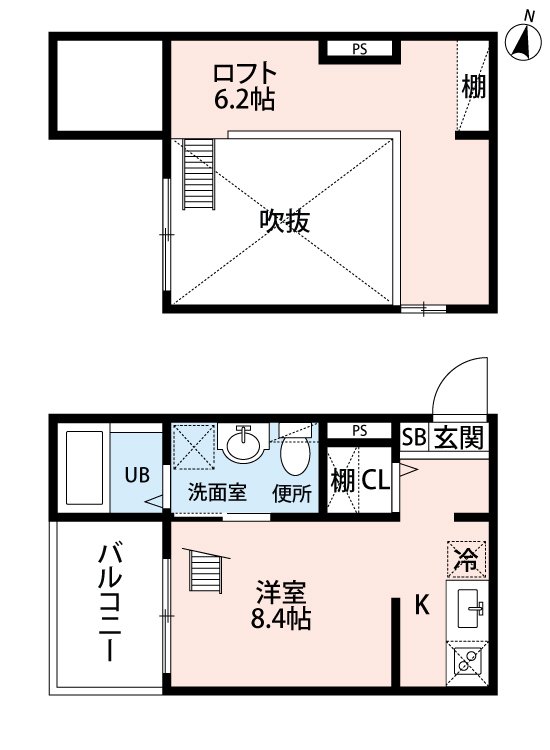 1Rの間取り画像