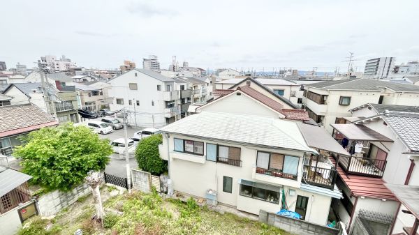 サニーハイツ針中野4階1LDK 景観の画像