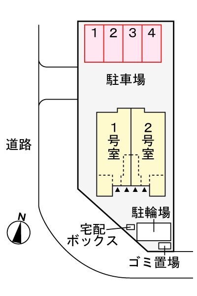 ルクス　ルーチェ2階1LDK その他②の画像
