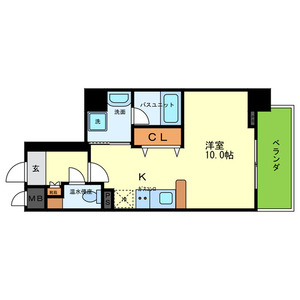 1Rの間取り画像
