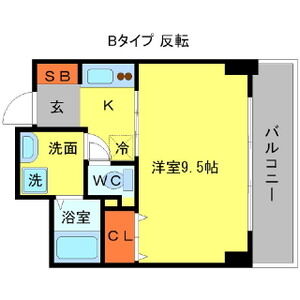 1Kの間取り画像