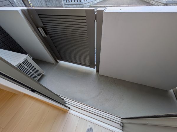 D-ROOM上新庄南口1階2LDK ベランダの画像