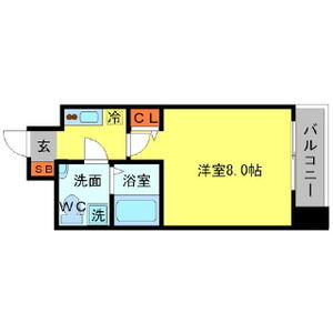 1Kの間取り画像