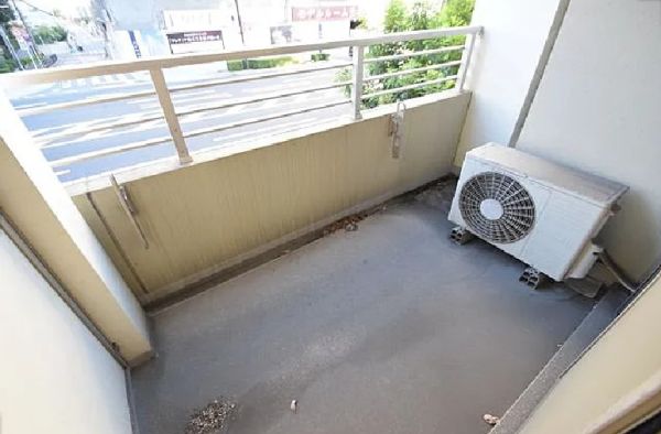 アーバンエース夕陽丘パル15階1K ベランダの画像