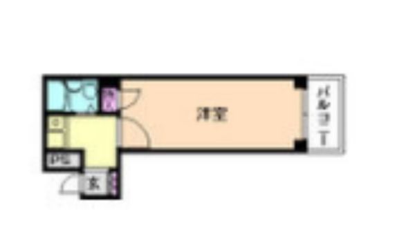 1Kの間取り画像