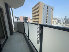 サナップ難波東5階1LDK ベランダの画像