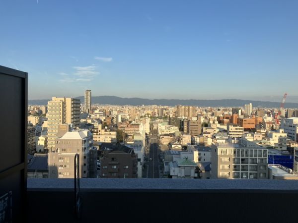 アドバンス上町台シュタット13階1K 景観の画像
