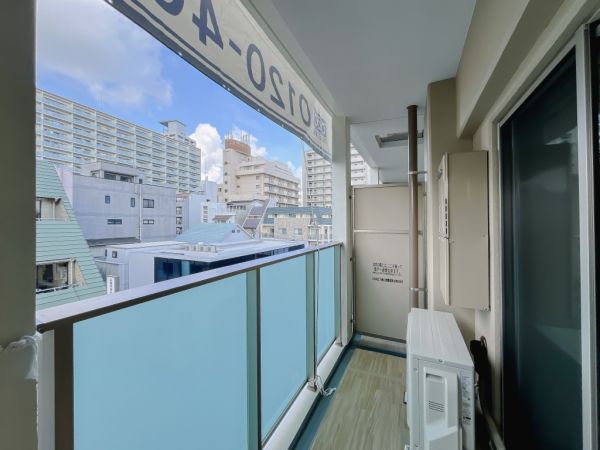 セイワパレス大阪城南8階2LDK ベランダの画像
