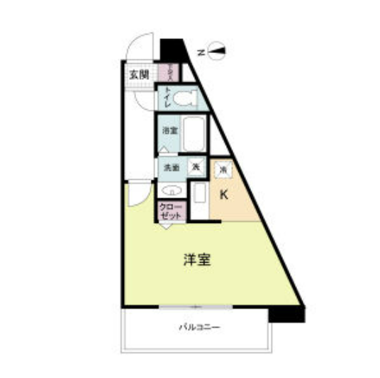 1Rの間取り画像
