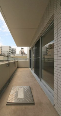 ドゥーエ谷町11階1LDK ベランダの画像