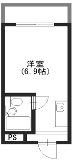 1Rの間取り画像
