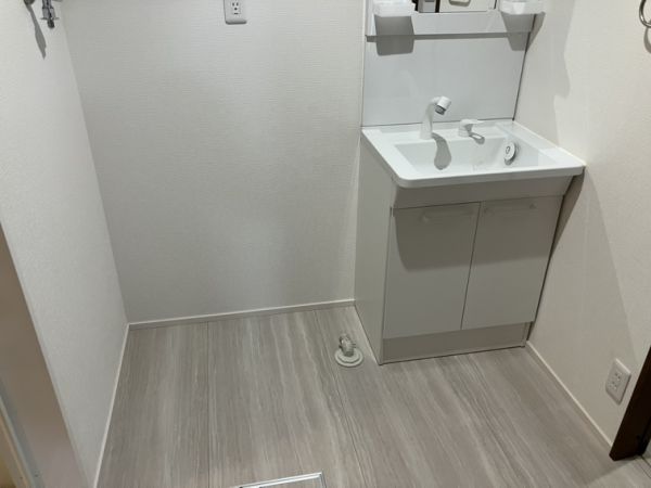 阿倍野筋5丁目8-38貸家1階2LDK 洗面所の画像