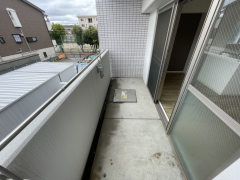 K-PLAT213階1DK ベランダの画像