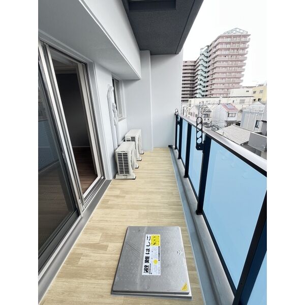 スプランディッド城東関目4階2LDK ベランダの画像