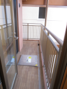 JASPER御堂筋本町9階1LDK ベランダの画像
