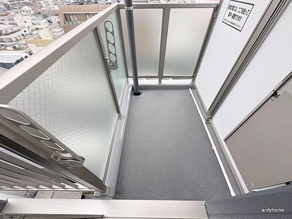 エグゼ大阪ＣＩＴＹルーエ1階1K ベランダの画像