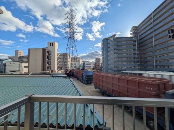 コーポ日高2階1DK 景観の画像
