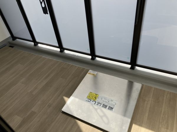 ブランシエスタ南吹田パークサイド5階1LDK ベランダの画像