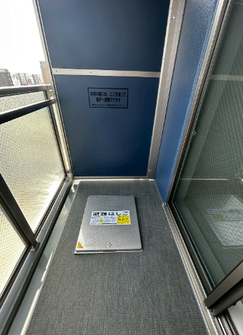エグゼ大阪DOMECITYシエル1階1K ベランダの画像