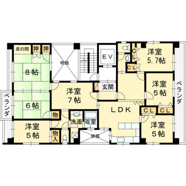 4LDK以上の間取り画像