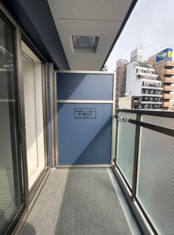 エグゼ大阪DOMECITYシエル3階1K ベランダの画像