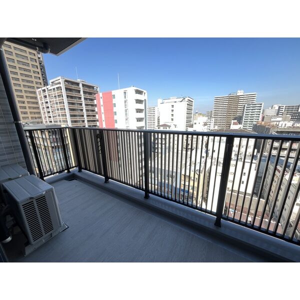 ルフォンプログレ南森町9階1LDK ベランダの画像