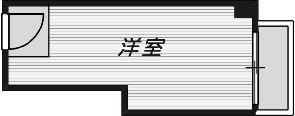 1Rの間取り画像