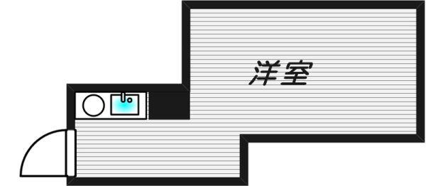 1Rの間取り画像
