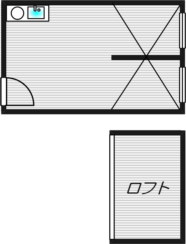 1Rの間取り画像