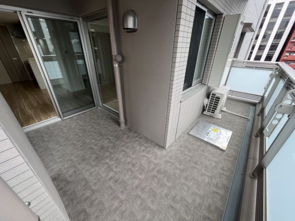 ラヴィベール上町台3階1LDK ベランダの画像