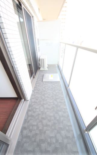 スプランディッド安土町8階1LDK ベランダの画像
