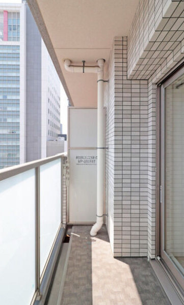 スプランディッド安土町10階1DK ベランダの画像